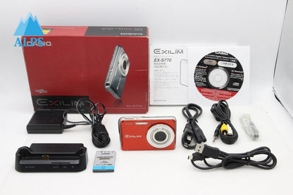 良品 CASIO カシオ EXILIM EX-S770 コンパクトデジタルカメラ レッド 元箱付 260203p