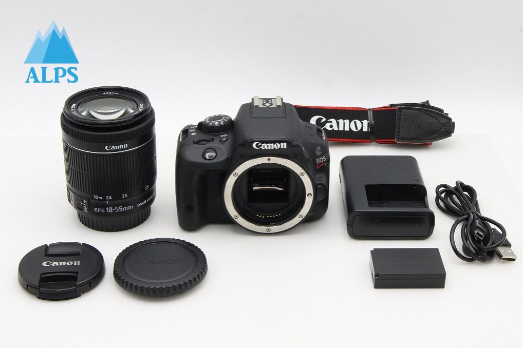 美品 Canon キヤノン EOS Kiss X7 ボディ + EF-S 18-55 IS STM レンズキット デジタル一眼レフカメラ 260202a