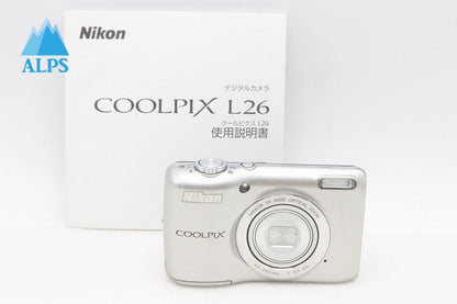Nikon ニコン COOLPIX L26 コンパクトデジタルカメラ シルバー 260203ab