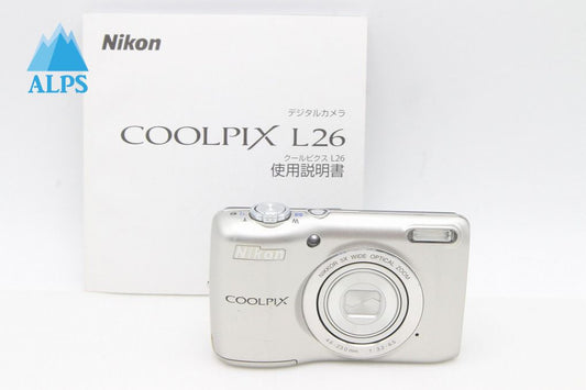 Nikon ニコン COOLPIX L26 コンパクトデジタルカメラ シルバー 260203ab