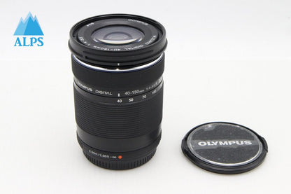 良品 OLYMPUS オリンパス M.ZUIKO DIGITAL ED 40-150mm F4-5.6 R マイクロフォーサーズ ズームレンズ ブラック 260203x