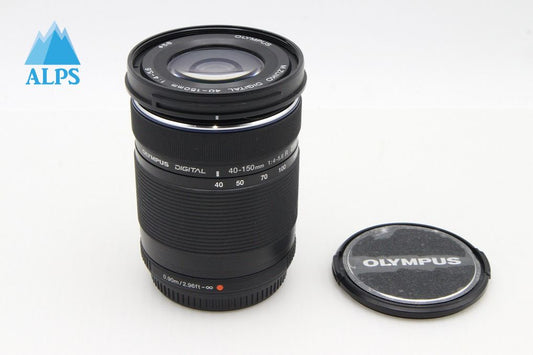 良品 OLYMPUS オリンパス M.ZUIKO DIGITAL ED 40-150mm F4-5.6 R マイクロフォーサーズ ズームレンズ ブラック 260203x