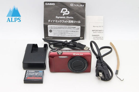 良品 CASIO カシオ EXILIM EX-H30 コンパクトデジタルカメラ レッド 260204h