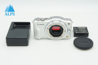 良品 Panasonic パナソニック LUMIX DMC-GF3 ボディ ミラーレス一眼カメラ シェルホワイト 260205af
