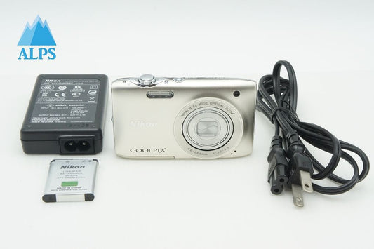 美品 Nikon ニコン COOLPIX S3100 コンパクトデジタルカメラ シルバー 260205f