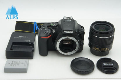良品 Nikon ニコン D5600 ボディ + AF-P DX 18-55mm VR レンズキット デジタル一眼レフカメラ 260203ah