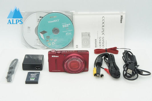 美品 Nikon ニコン COOLPIX S9400 コンパクトデジタルカメラ ヴェルヴェットレッド 260205j