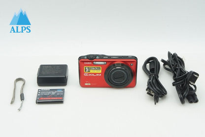 良品 CASIO カシオ EXILIM EX-FC200S コンパクトデジタルカメラ レッド 260206d