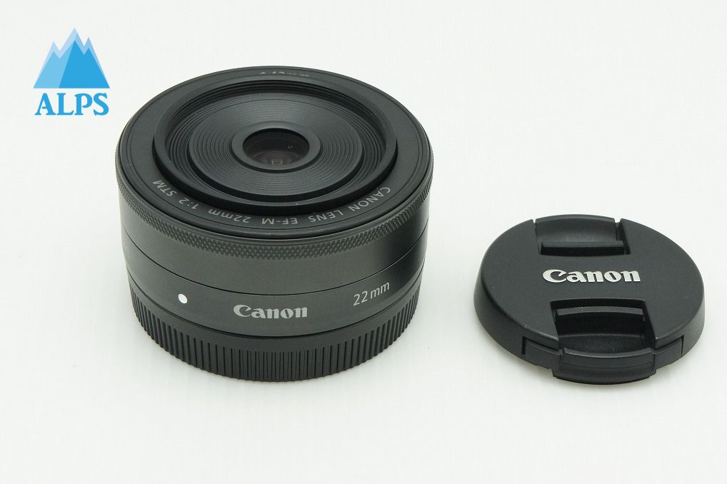 美品 Canon キヤノン EF-M 22mm F2 STM EF-Mマウント 単焦点レンズ 260211u