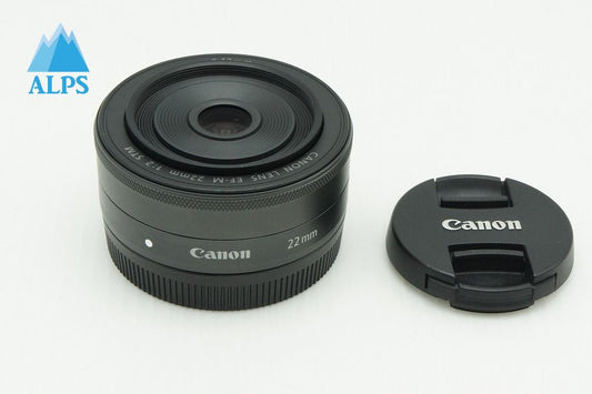 美品 Canon キヤノン EF-M 22mm F2 STM EF-Mマウント 単焦点レンズ 260211u