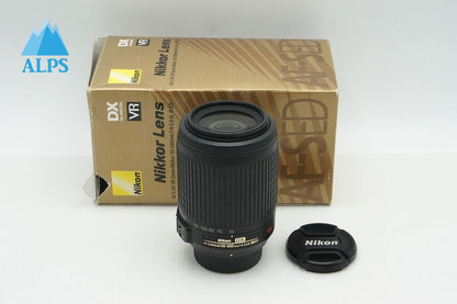 良品 Nikon ニコン AF-S DX NIKKOR 55-200mm F4-5.6G ED VR APS-C ズームレンズ 元箱付 260211aa