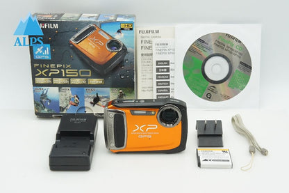 FUJIFILM フジフィルム FinePix XP150 コンパクトデジタルカメラ オレンジ 元箱付 260212a
