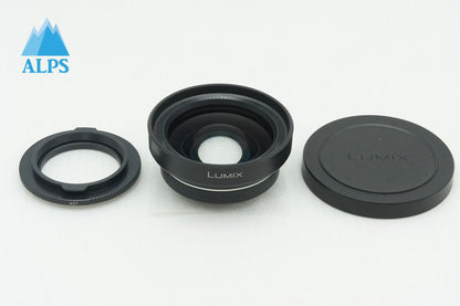良品 Panasonic パナソニック DMW-GWC1 WIDE ワイドコンバージョンレンズ アダプターリング（φ37）付 260210h