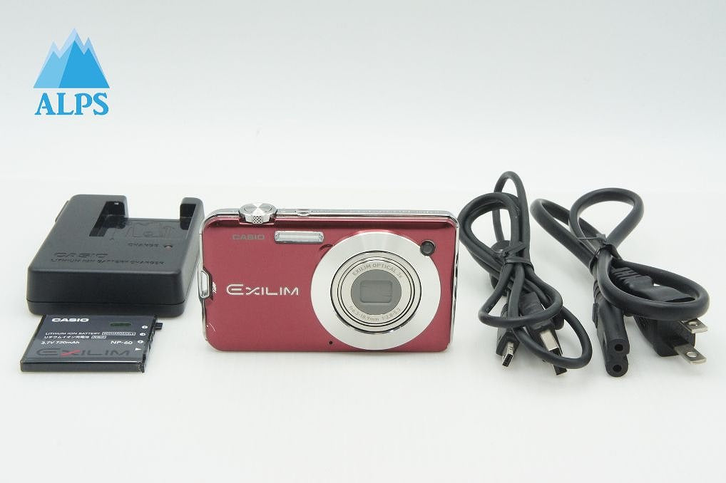 良品 CASIO カシオ EXILIM EX-S10 コンパクトデジタルカメラ レッド 260213c