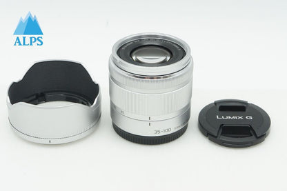 美品 Panasonic LUMIX G VARIO 35-100mm F4-5.6 ASPH. MEGA O.I.S. H-FS35100 マイクロフォーサーズ フード付 260212k