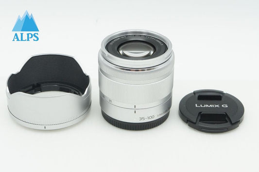 美品 Panasonic LUMIX G VARIO 35-100mm F4-5.6 ASPH. MEGA O.I.S. H-FS35100 マイクロフォーサーズ フード付 260212k