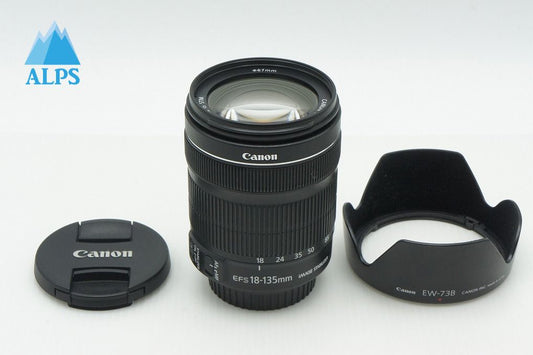 美品 Canon キヤノン EF-S 18-135mm F3.5-5.6 IS STM APS-C ズームレンズ フード付 260213i