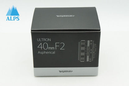 新品未使用品 VOIGTLANDER ULTRON 40mm F2 SL II S Aspherical Nikon FマウントAi-S CPU内蔵 ブラック 元箱付 260213l