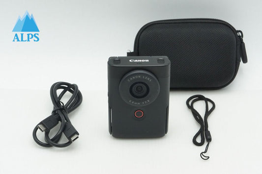 美品 Canon キヤノン PowerShot V10 Vlogカメラ ケース付 260217a