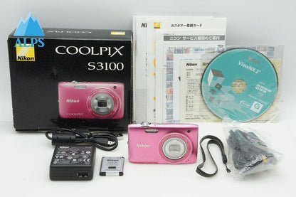 Nikon ニコン COOLPIX S3100 コンパクトデジタルカメラ フレッシュピンク 元箱付 260218f