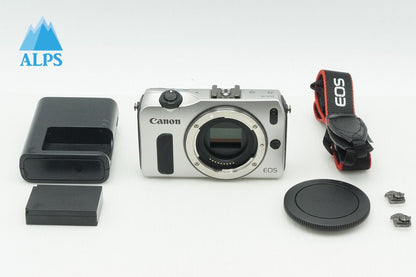 美品 Canon キヤノン EOS M ボディ ミラーレス一眼カメラ シルバー 260220d