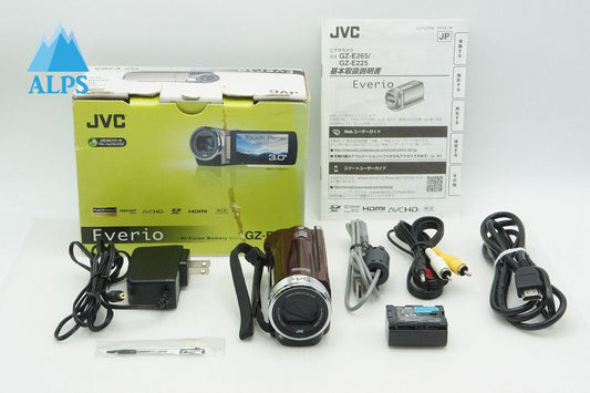 良品 JVC ケンウッド Everio GZ-E265 デジタルビデオカメラ レッド 元箱付 260221w