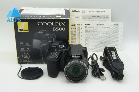 美品 Nikon ニコン COOLPIX B500 コンパクトデジタルカメラ ブラック 元箱付 260226e