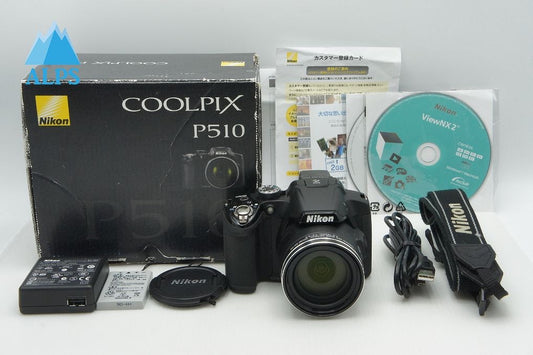 訳あり品 Nikon ニコン COOLPIX P510 デジタルカメラ ブラック 元箱付 260113h