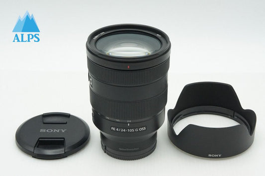 美品 SONY ソニー FE 24-105mm F4 G OSS SEL24105G Eマウント ズームレンズ フルサイズ フード付 260302e