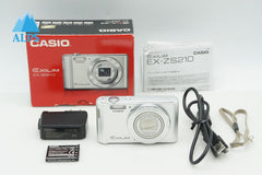 美品 CASIO カシオ EXILIM EX-ZS210 コンパクトデジタルカメラ シルバー 元箱付 260227h