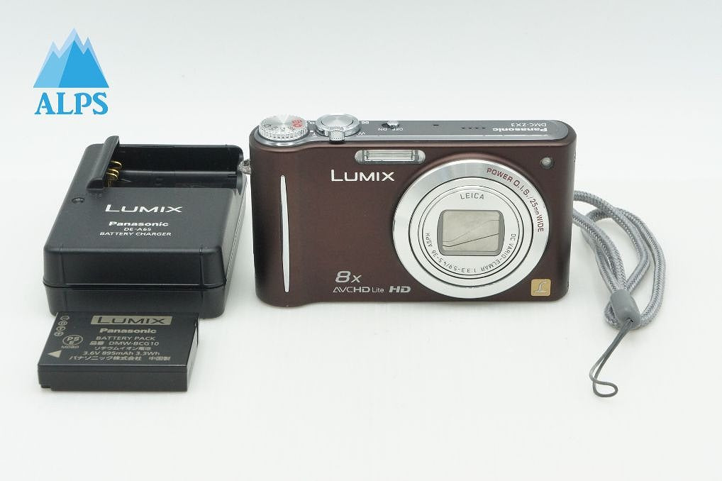 良品 Panasonic パナソニック LUMIX DMC-ZX3 コンパクトデジタルカメラ ブラウン 260302ad
