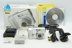 美品 Nikon ニコン COOLPIX P1 コンパクトデジタルカメラ プライムシルバー 元箱付 260302ae