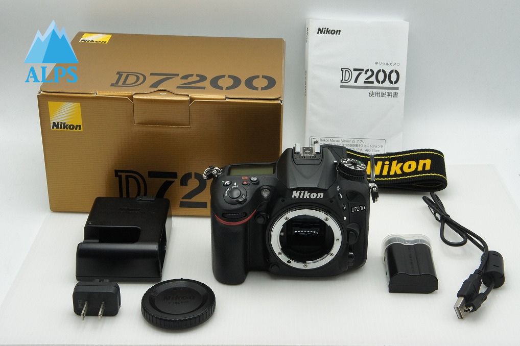 良品 Nikon ニコン D7200 ボディ デジタル一眼レフカメラ 元箱付 260305v