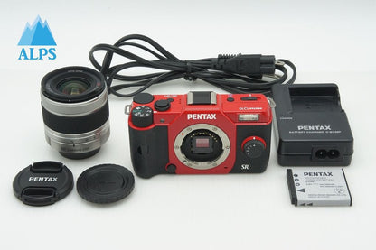 良品 PENTAX Q10 ズームレンズキット [標準ズーム 02 STANDARD ZOOM] ミラーレス一眼カメラ レッド 260305g
