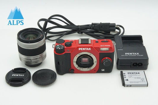 良品 PENTAX Q10 ズームレンズキット [標準ズーム 02 STANDARD ZOOM] ミラーレス一眼カメラ レッド 260305g