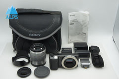 SONY α NEX-5K ズームレンズキット (E 18-55mm F3.5-5.6 OSS) ミラーレス一眼カメラ ブラック 純正バッグ付 260306g