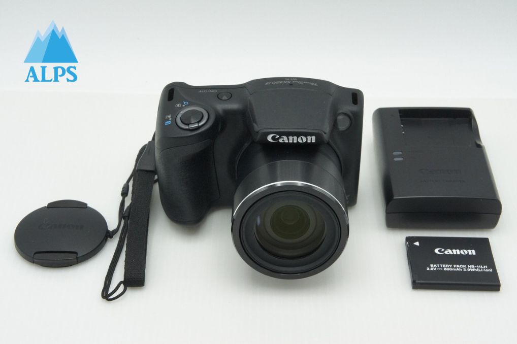美品 Canon キヤノン PowerShot SX420 IS コンパクトデジタルカメラ ブラック 260305i