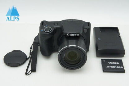 美品 Canon キヤノン PowerShot SX420 IS コンパクトデジタルカメラ ブラック 260305i
