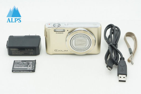美品 CASIO カシオ EXILIM EX-ZS190 コンパクトデジタルカメラ ゴールド 260304o