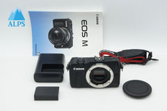 美品 Canon キヤノン EOS M ボディ ミラーレス一眼カメラ ブラック 260310f