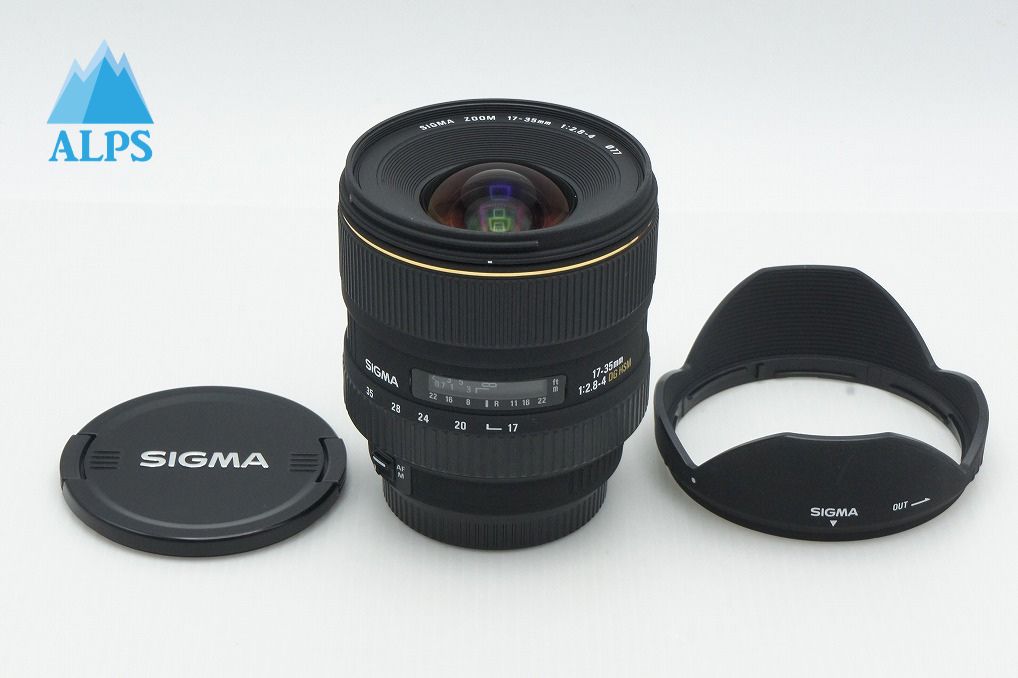 美品 SIGMA シグマ AF 17-35mm F2.8-4 EX DG HSM Canon キヤノン EFマウント フルサイズ フード付 260310m