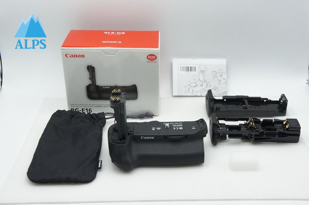 美品 Canon キヤノン BG-E16 EOS 7D Mark II用 バッテリーグリップ E16A E16L 元箱付 260310g