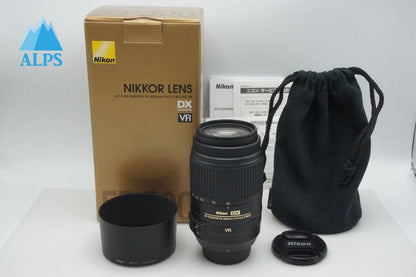 美品 Nikon ニコン AF-S DX NIKKOR 55-300mm F4.5-5.6G ED VR APS-C ズームレンズ 元箱付 260310ae