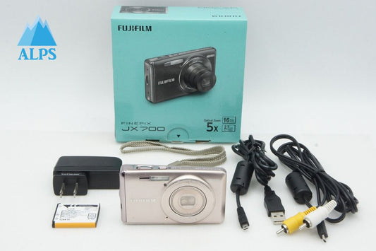 良品 FUJIFILM フジフィルム FinePix JX700 コンパクトデジタルカメラ ピンクゴールド 元箱付 260309a