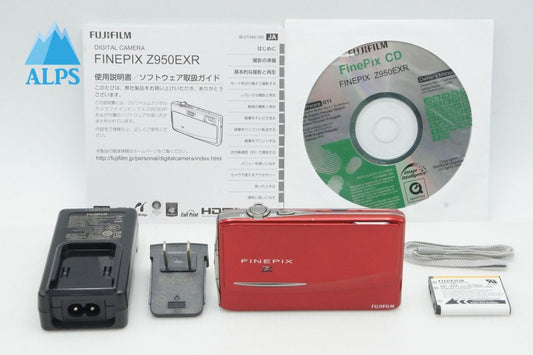 美品 FUJIFILM フジフィルム FinePix Z950EXR コンパクトデジタルカメラ レッド 260313r
