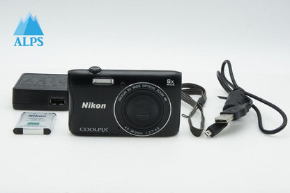 Nikon ニコン COOLPIX S3700 コンパクトデジタルカメラ ブラック 260313e