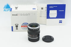 美品 Carl Zeiss Biogon T* 21mm F2.8 ZM Leica ライカ Mマウント ブラック レンジファインダー 元箱付 260316s