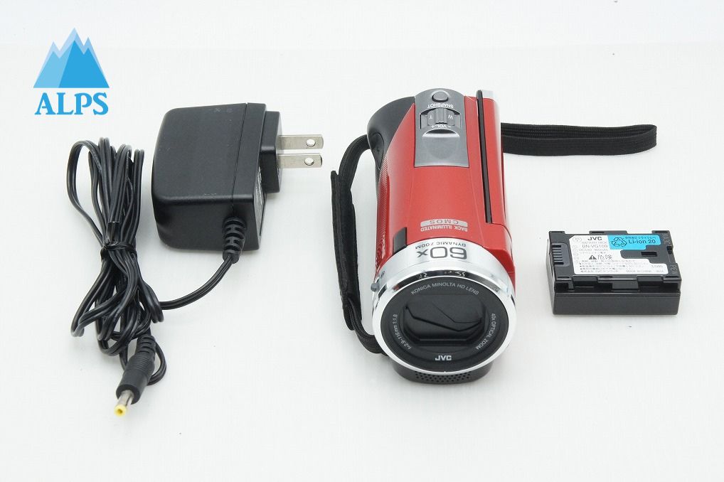 美品 JVC ケンウッド Everio GZ-E109 デジタルビデオカメラ レッド 260316c