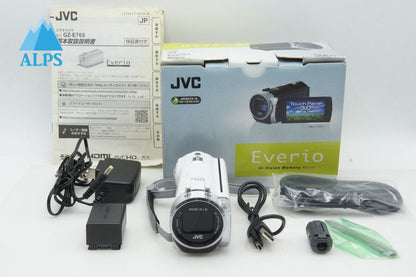 美品 JVC ケンウッド Everio GZ-E765 デジタルビデオカメラ ホワイト 元箱付 260317x