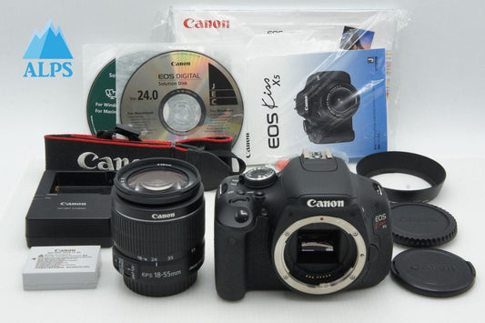 Canon キヤノン EOS Kiss X5 ボディ + EF-S 18-55mm IS II レンズキット デジタル一眼レフカメラ 260317ad